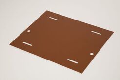 INFÄSTNINGSPLÅT GLIDSKYDD PW RÖD