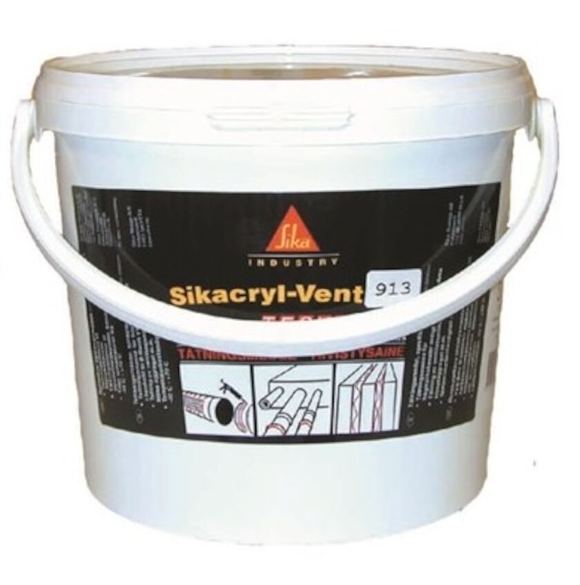 TÄTNINGSMASSA SIKACRYL VENT SIKA 5L