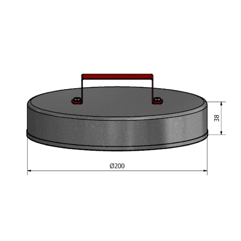RENSLOCK MUFF HÄLMH FZ OISOLERAT 200 MM