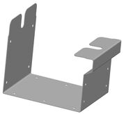 RÄNNSKARV REKTANGULÄR 125 MM