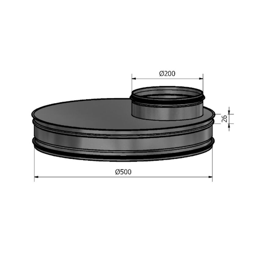 REDUKTION HFE NIPPEL-NIPPEL FZ 500-200 MM