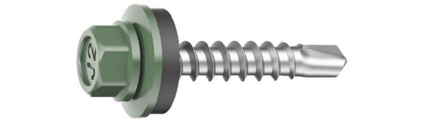 FARMARSKRUV ÖVERLAPP APP EJOT ÄRGGRÖN 6021 4,8X20 MM 250-PACK