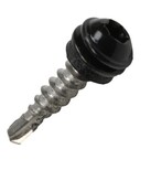 VINDSKIVESKRUV MED BRICKA SUFIX PROTECT 4 SVART 9011 4,2X25 MM 250-PACK