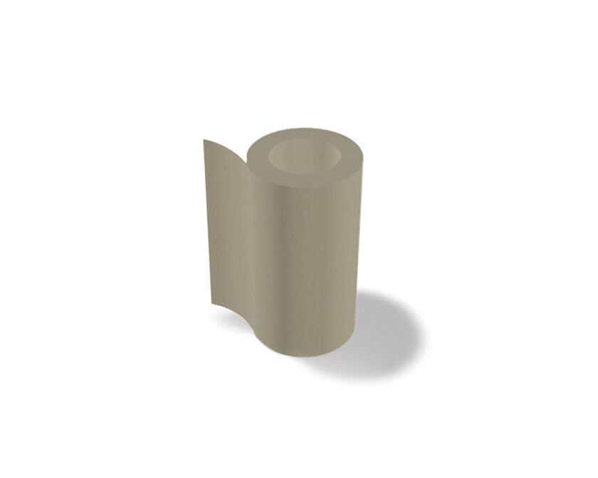 PLÅT FORMAT PREFALZ ALU PP99 BRONS 2500X1000X0,7
