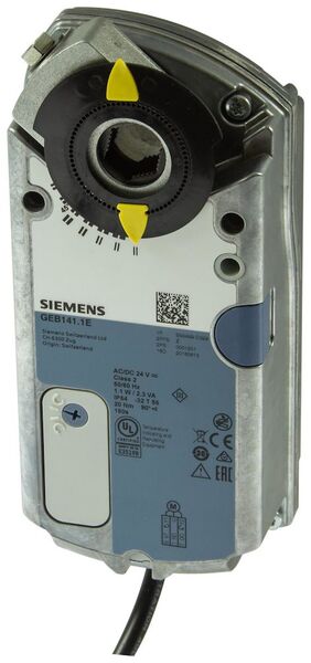 SPJÄLLMOTOR GEB341.1E SIEMENS 230V 20 NM