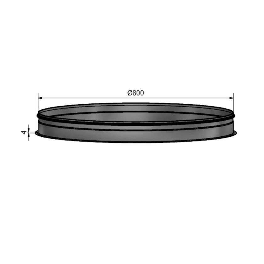 STOS MED NITKANT NIPPEL HSK SF 1.4404 80 MM