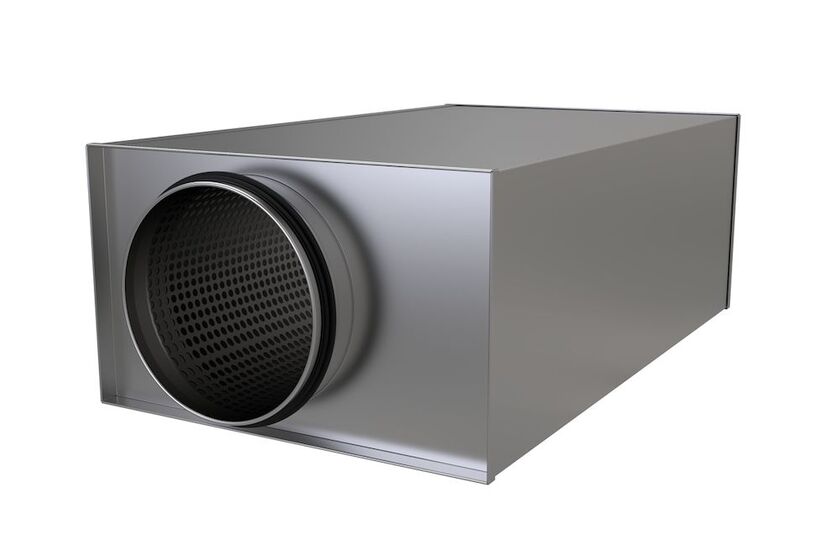 LJUDDÄMPARE HFF-C REKT-CIRK STENULL 125 500 MM