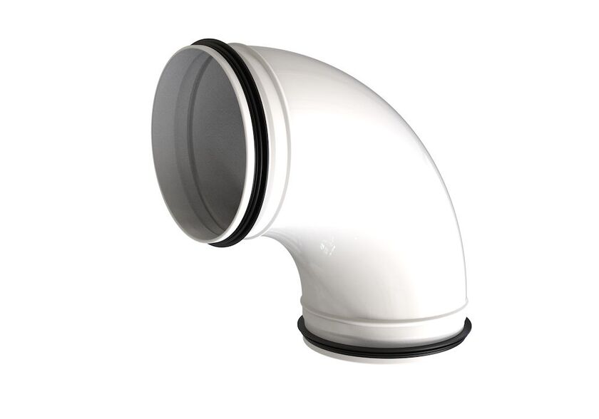 BÖJ HV 90° VIT 125 MM