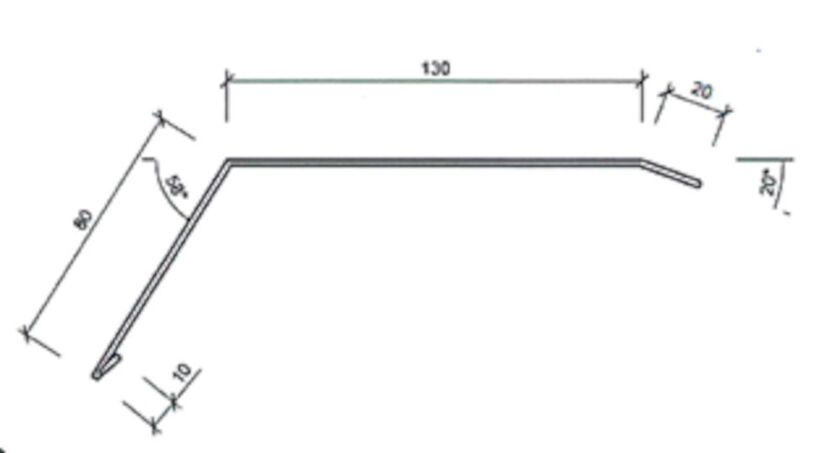 FOTPLÅT RF 4404 0,5 PERFORERAD 1,5M