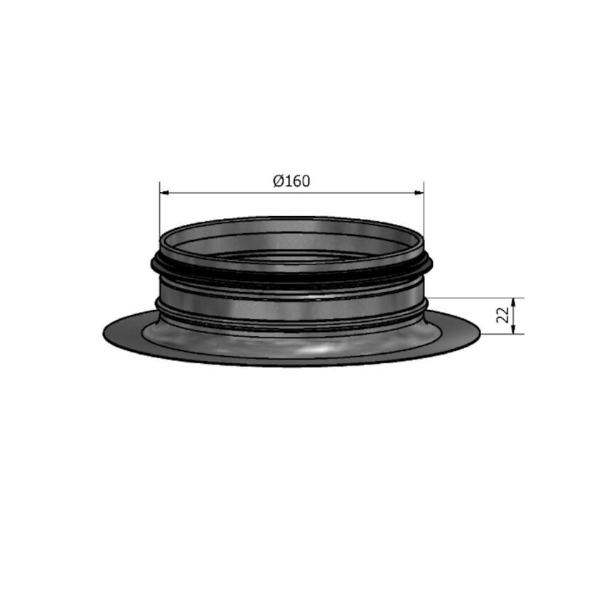 STOS MED RADIE HSN VIT 160 MM