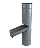 UTKASTARE FÄLLBAR PLANNJA ALU MÖRKGRÅ 20 100 MM