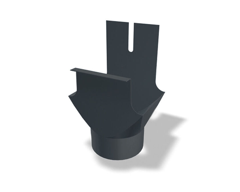 OMVIKNINGSKUPA REKTANGULÄR PREFA P10 ANTRACITGRÅ 250 80 MM