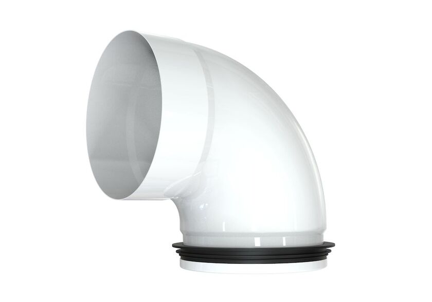 KORTBÖJ HIBKM MUFF-NIPPEL VIT 160 MM