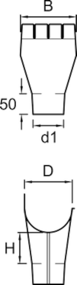 OMVIKNINGSKUPA PLANNJA KOPPAR 125 75 MM