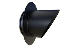 AVLUFTSDON HURS SVART 160 MM