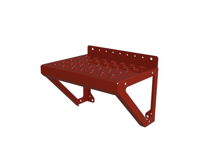 STÅPLATTA VÄGG WELAND RÖD 400X300 MM