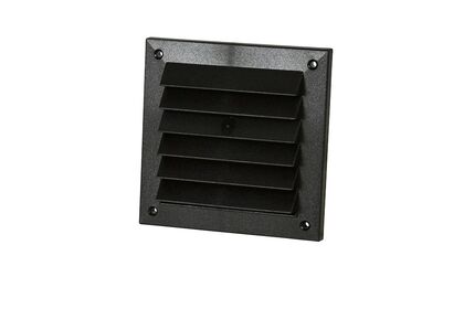 YTTERVÄGGSGALLER FRESH SVART 150X150 MM