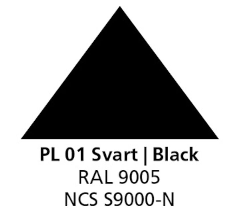 FÖNSTERBLECK 326540 UNDER PLANNJA SVART 01 1200X40X0,6 MM