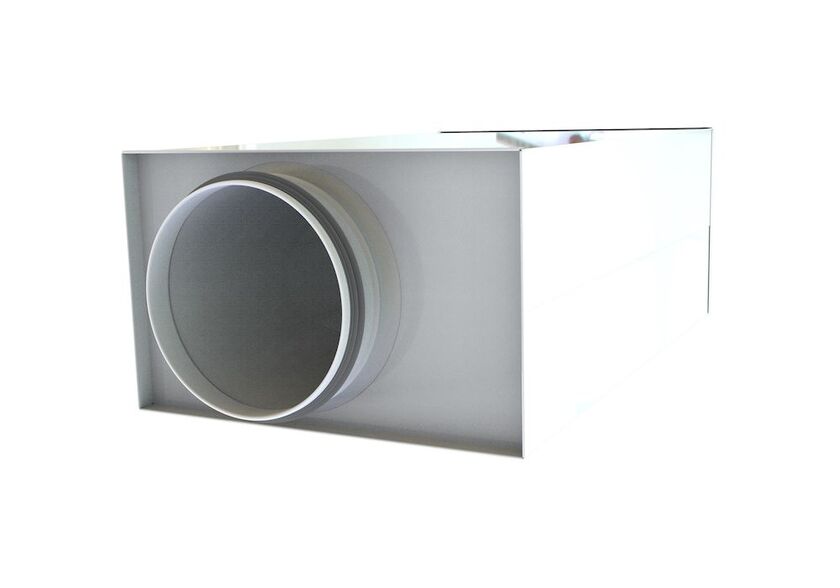 LJUDDÄMPARE HMF VIT REKT-CIRK 100 1000 MM