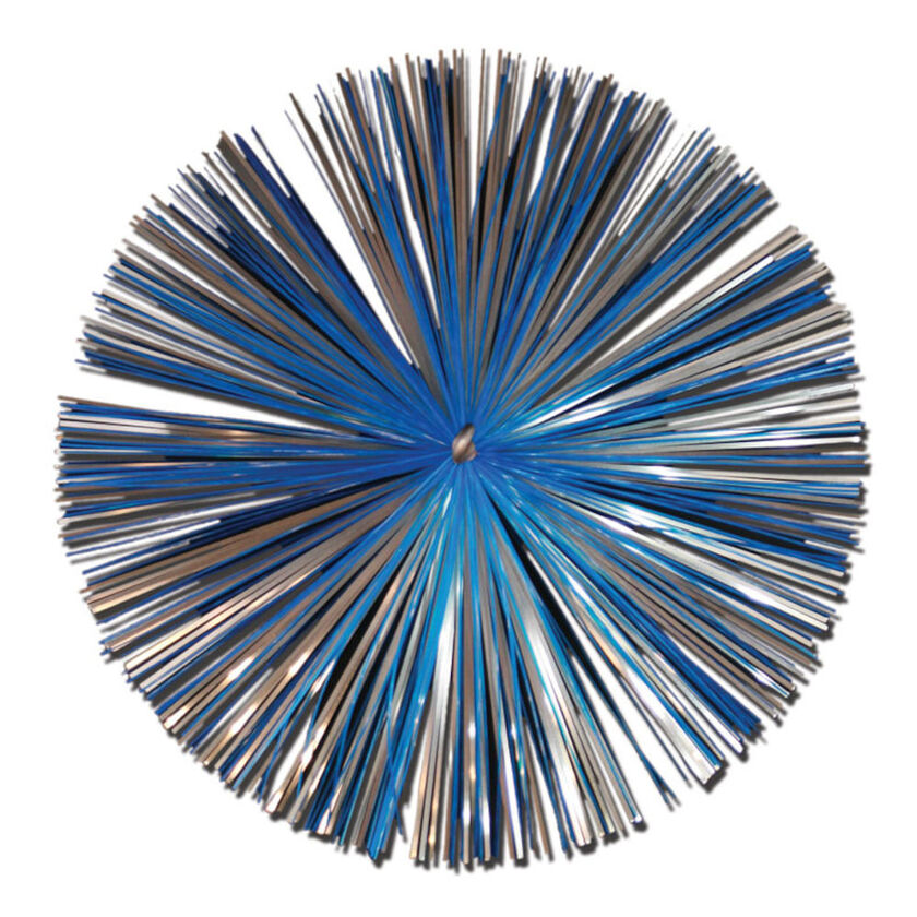 RENSBORSTE NYLON-STÅL 125 MM
