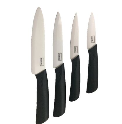 KNIVSET 4-DELAR KERAMISKA KNIVAR 3,4,5,6" NOVIPRO