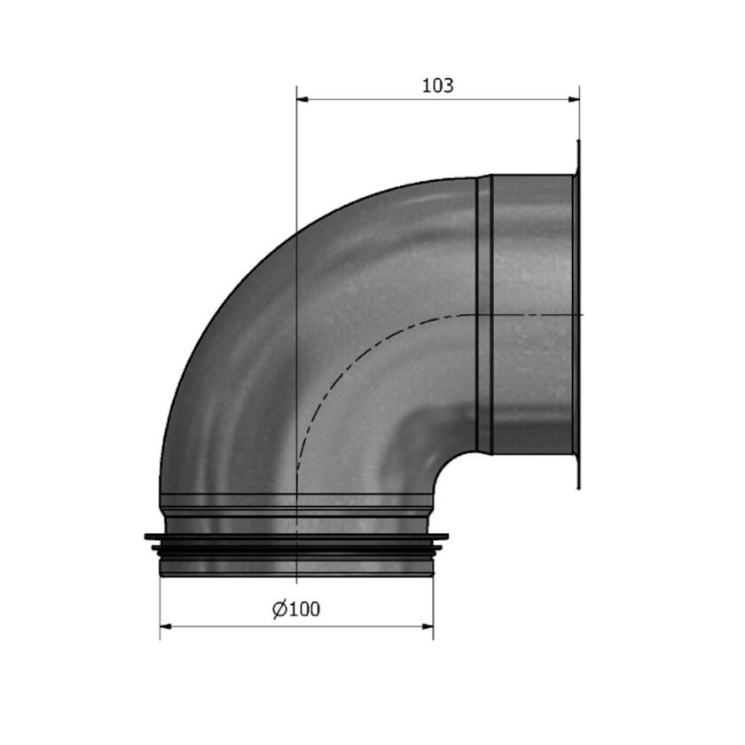 BÖJ HIBS FZ 90 GR MED SPIKKANT 100 MM