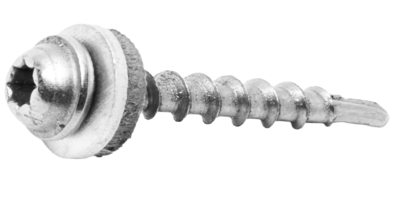 BESLAGSKRUV A30K MED BRICKA MARUTEX RF SILVER 4,5X25MM 250-PACK