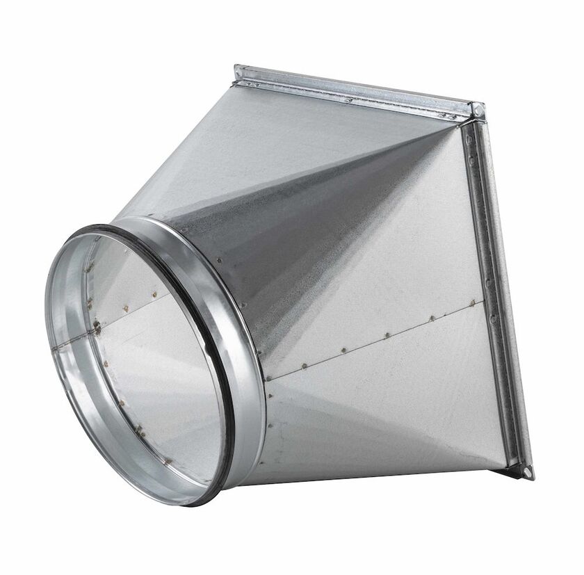 ANSLUTNING CIRKULÄR REKTANGULÄR PDRC