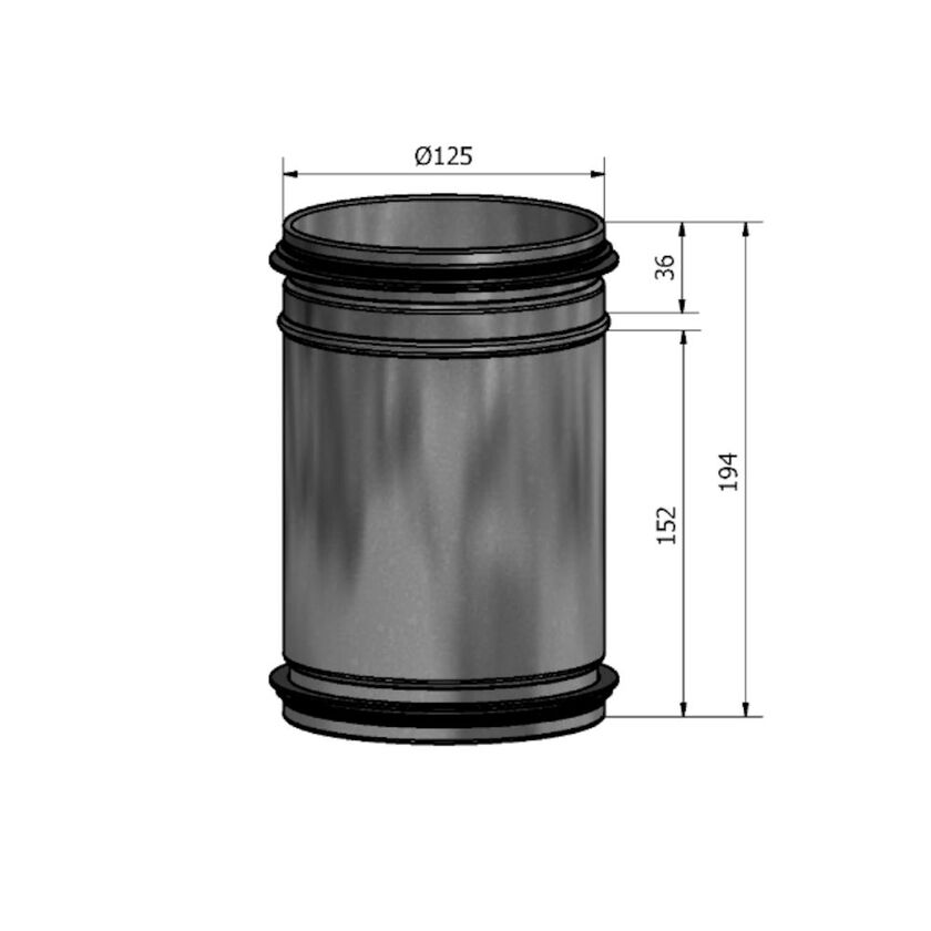 LÅNGNIPPEL HIL N-N FZ 125 MM