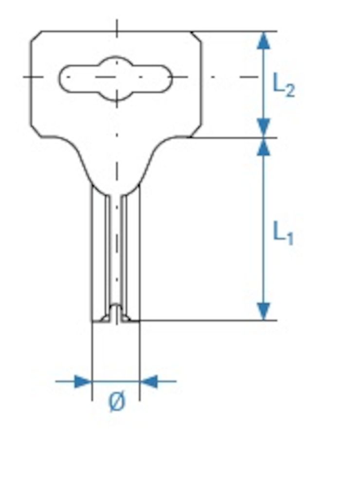 NYCKELANKARE 8X30 100