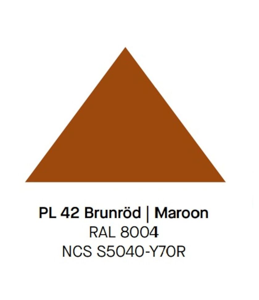 PLÅT FORMAT GREENCOAT PRO BT STD BRUNRÖD 42 2500X1250X0,6 MM