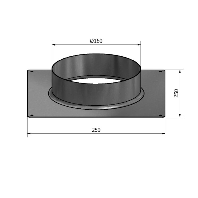 STOSPLÅT MED MUFF HTPM FZ 160 MM