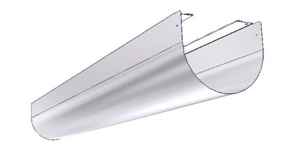 PANEL INTERIOR VIT VÄGG-TAK 125 MM 1100 MM 2-PACK