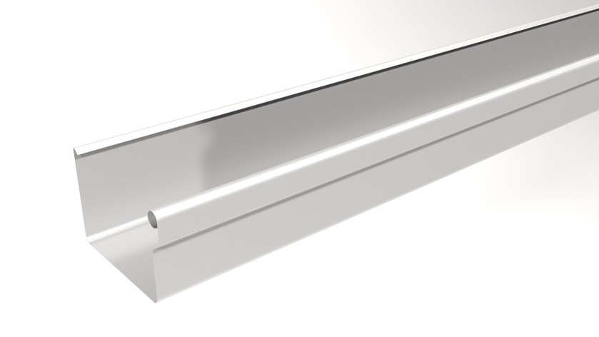 HÄNGRÄNNA REKTANGULÄR PLANNJA VIT 80 125 MM 4 M