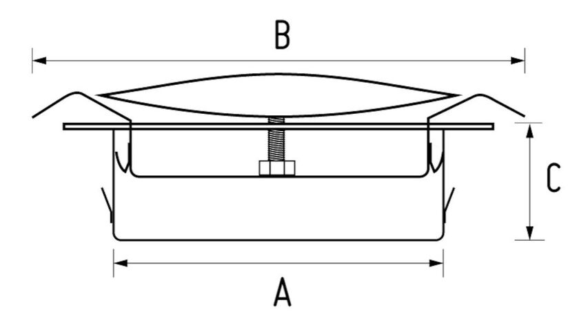 TILL- & FRÅNLUFTSDON HKD RF 100 MM