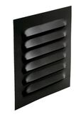 VENTILGALLER GP SVART 250X250 MM