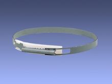 SNÄPPKLÄMMA SKF 120-127 MM