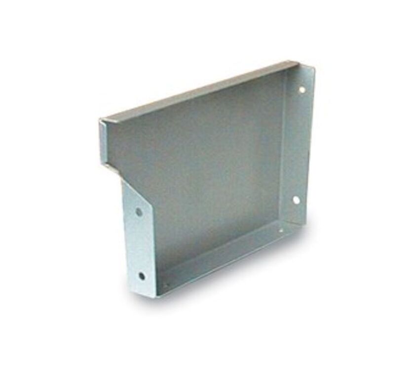 RÄNNGAVEL REKTANGULÄR VÄNSTER PLANNJA VIT 80 125 MM