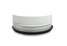 BOTTEN NIPPEL HÄL VIT OISOLERAT 100 MM