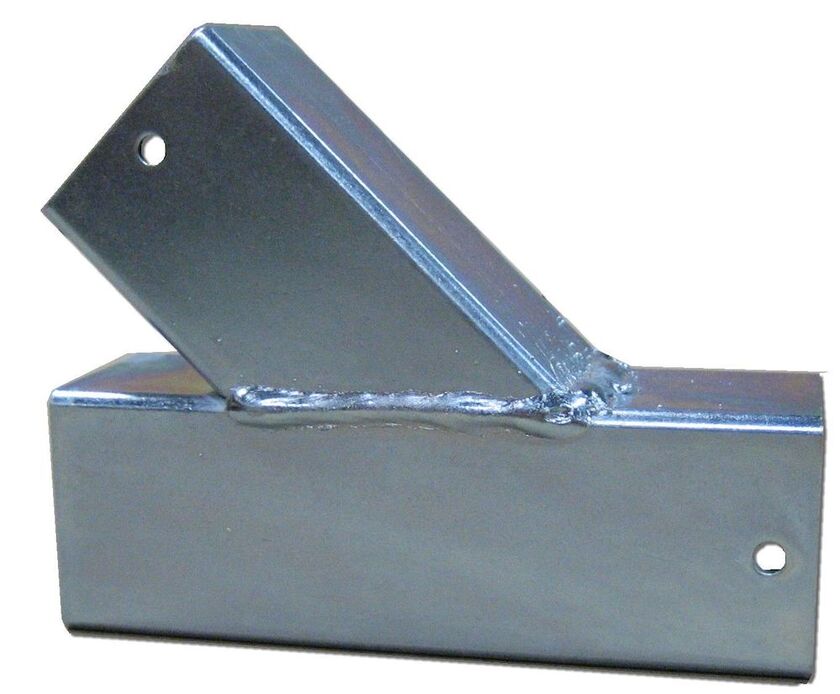 T-STYCKE FZB 45° 40X40X2 120 MM