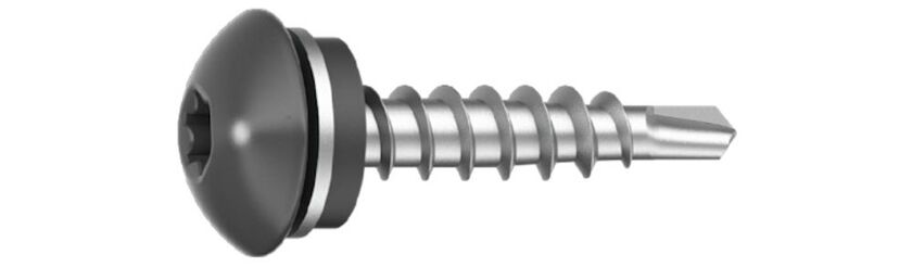 FASADSKRUV IQ EJOT ANTRACITGRÅ 7016 4,8X35 MM 250P
