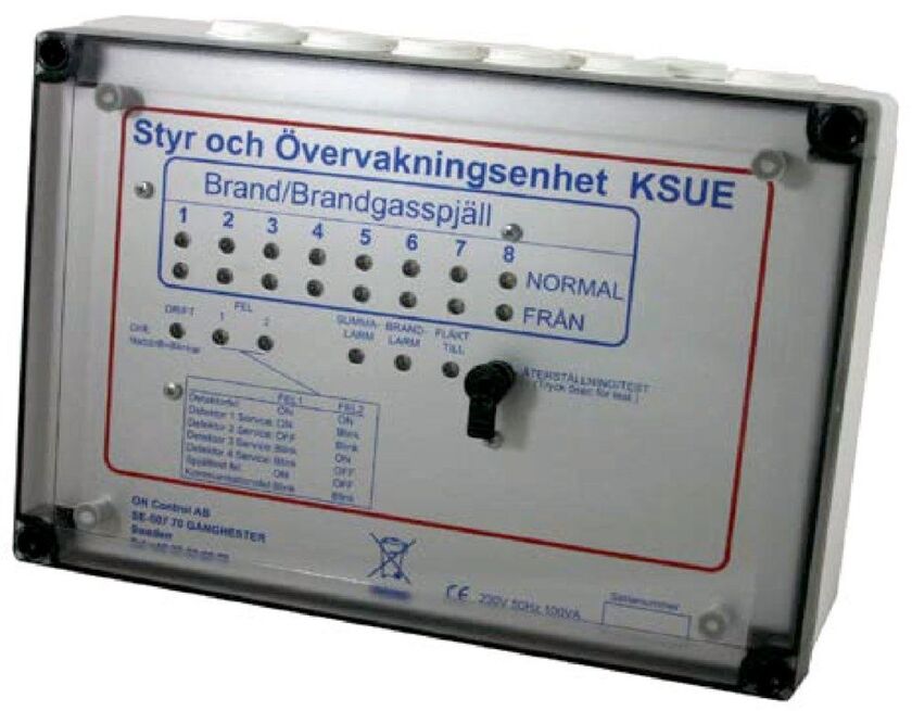 KONTROLLENHET KSUE 8/16 SPJÄLL