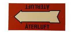 MÄRKSKYLT ÅTERLUFT 10-PACK