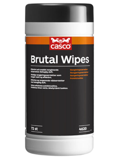 RENGÖRINGSSERVETT BRUTAL WIPES CASCO 40-PACK