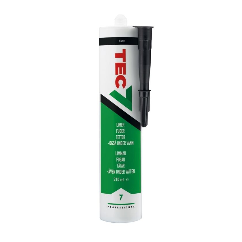 LIM & FOGMASSA TEC7 SVART 310 ML
