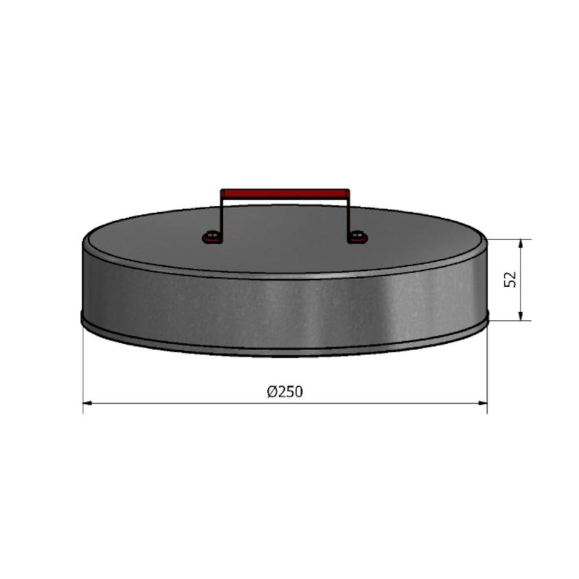 RENSLOCK MUFF HÄLMH FZ OISOLERAT 250 MM