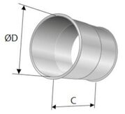 VÄGGENOMFÖRING VGC 125 MM