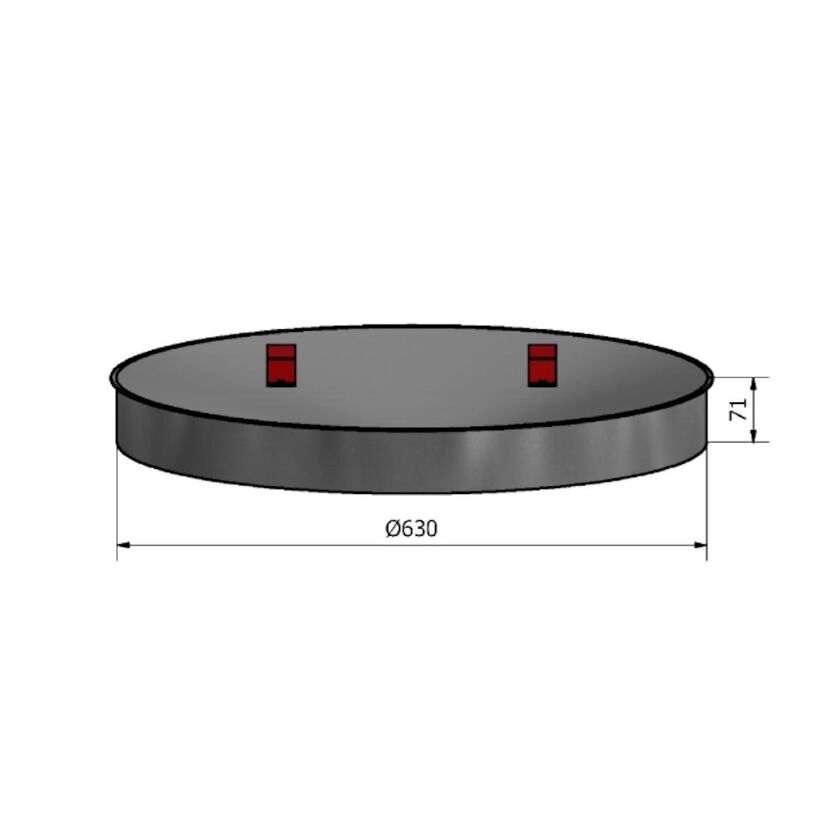 RENSLOCK MUFF HÄLMH FZ OISOLERAT 630 MM