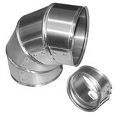 YTBEKLÄDNAD SEGMENTBÖJ 90 GR EKAMET ALU 100 MM