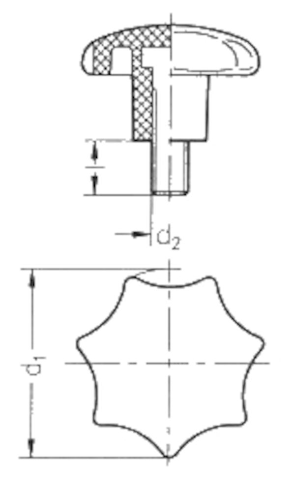 STJÄRNVRED M6 25 MM